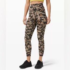 WUNDER TRAIN HIGH-RISE TIGHT 25” | Dispersed Light Raw Linen Multi